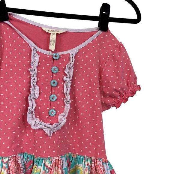 Matilda Jane Girls Wonderment Pretty in Patterns Dress Size 10 - Picture 4 of 10